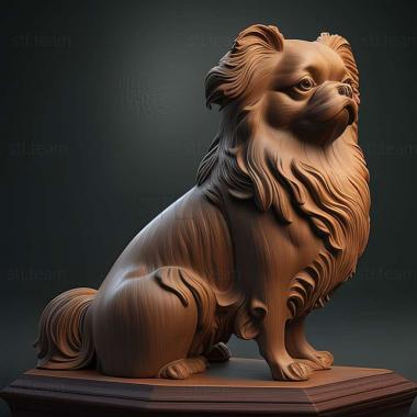 3D model Tibetan Spaniel dog (STL)